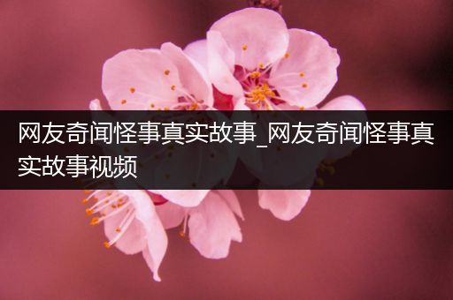 网友奇闻怪事真实故事_网友奇闻怪事真实故事视频