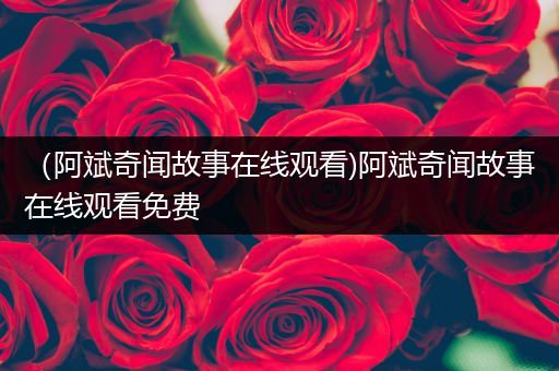 （阿斌奇闻故事在线观看)阿斌奇闻故事在线观看免费