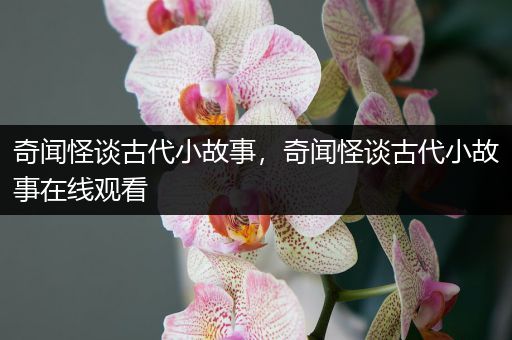 奇闻怪谈古代小故事，奇闻怪谈古代小故事在线观看