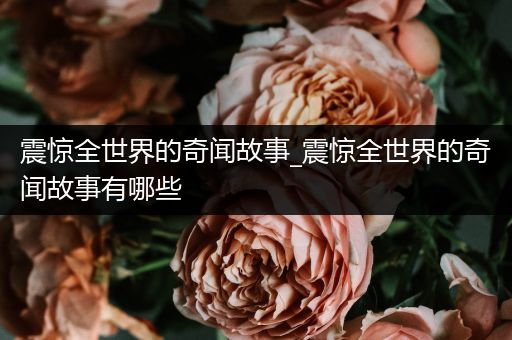 震惊全世界的奇闻故事_震惊全世界的奇闻故事有哪些