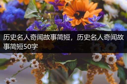 历史名人奇闻故事简短，历史名人奇闻故事简短50字