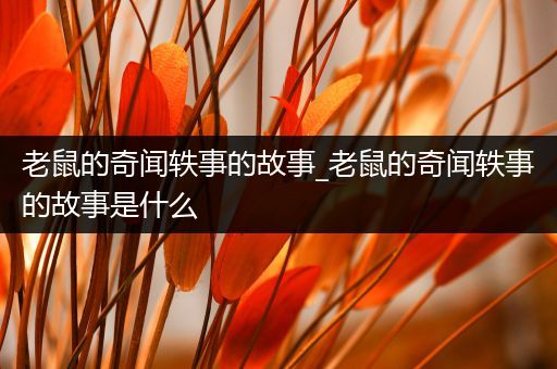老鼠的奇闻轶事的故事_老鼠的奇闻轶事的故事是什么