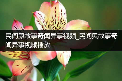 民间鬼故事奇闻异事视频_民间鬼故事奇闻异事视频播放
