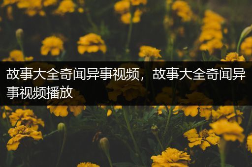 故事大全奇闻异事视频，故事大全奇闻异事视频播放