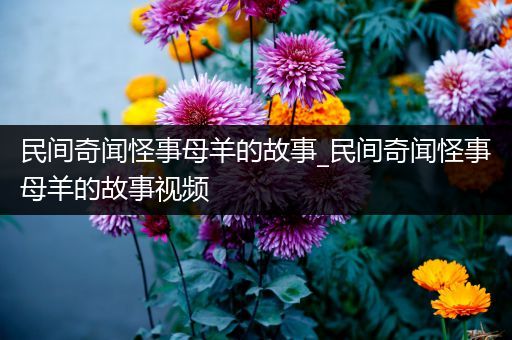 民间奇闻怪事母羊的故事_民间奇闻怪事母羊的故事视频