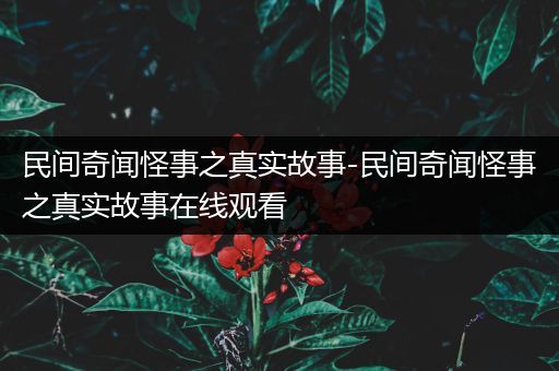 民间奇闻怪事之真实故事-民间奇闻怪事之真实故事在线观看