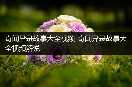 奇闻异录故事大全视频-奇闻异录故事大全视频解说