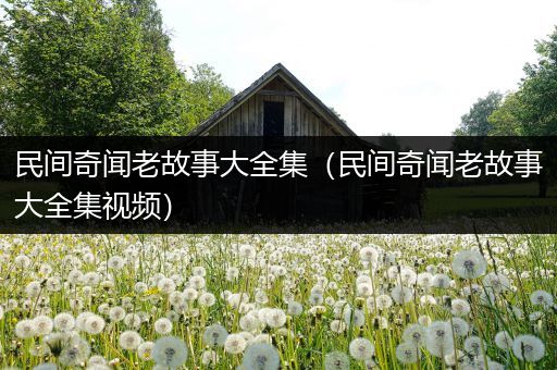 民间奇闻老故事大全集（民间奇闻老故事大全集视频）