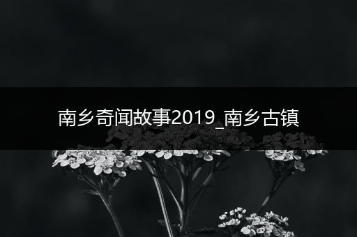 南乡奇闻故事2019_南乡古镇