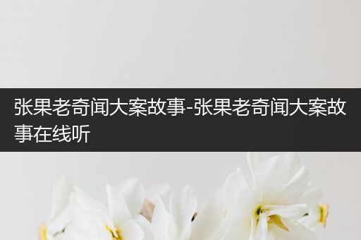 张果老奇闻大案故事-张果老奇闻大案故事在线听