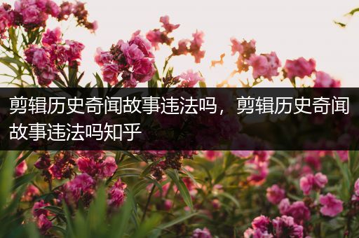 剪辑历史奇闻故事违法吗，剪辑历史奇闻故事违法吗知乎