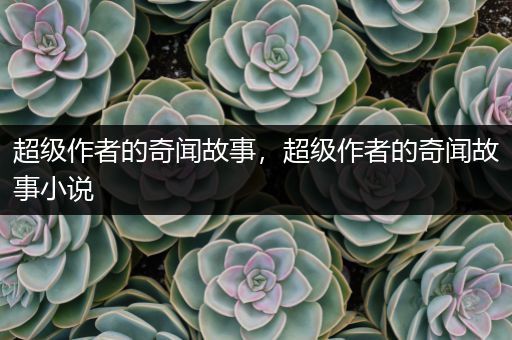 超级作者的奇闻故事，超级作者的奇闻故事小说