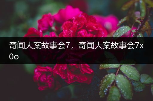 奇闻大案故事会7，奇闻大案故事会7x0o