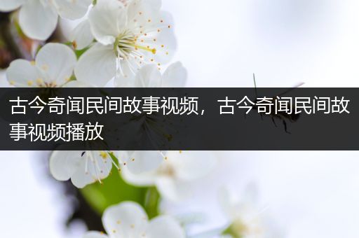 古今奇闻民间故事视频，古今奇闻民间故事视频播放