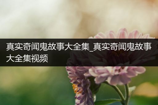 真实奇闻鬼故事大全集_真实奇闻鬼故事大全集视频