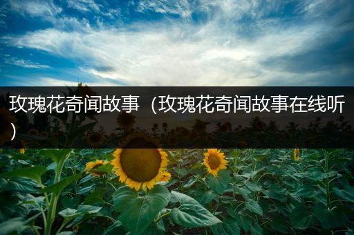 玫瑰花奇闻故事（玫瑰花奇闻故事在线听）