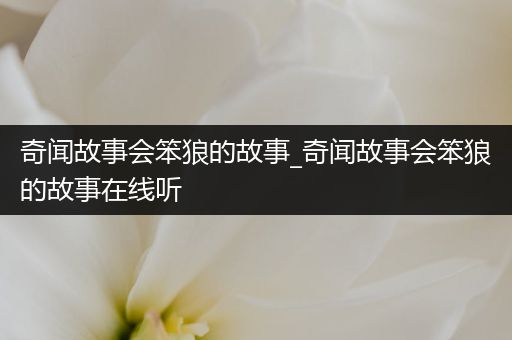 奇闻故事会笨狼的故事_奇闻故事会笨狼的故事在线听