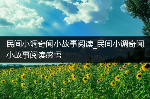 民间小调奇闻小故事阅读_民间小调奇闻小故事阅读感悟