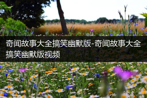 奇闻故事大全搞笑幽默版-奇闻故事大全搞笑幽默版视频