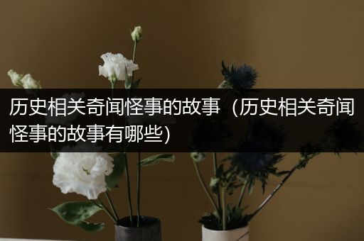 历史相关奇闻怪事的故事（历史相关奇闻怪事的故事有哪些）