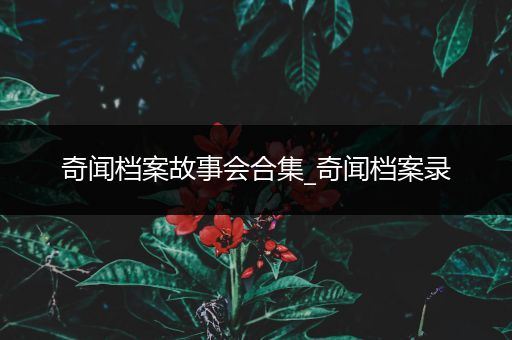 奇闻档案故事会合集_奇闻档案录