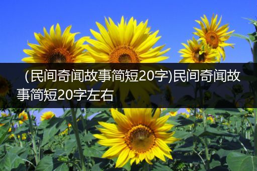 （民间奇闻故事简短20字)民间奇闻故事简短20字左右