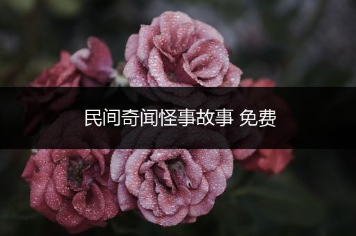 民间奇闻怪事故事 免费