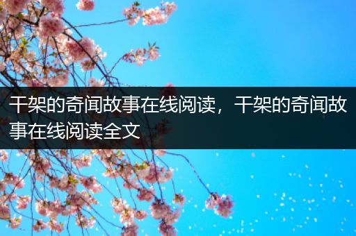 干架的奇闻故事在线阅读，干架的奇闻故事在线阅读全文