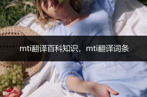 mti翻译百科知识，mti翻译词条