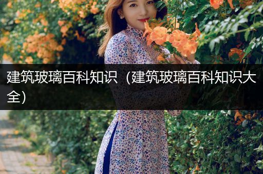 建筑玻璃百科知识（建筑玻璃百科知识大全）
