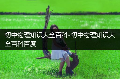 初中物理知识大全百科-初中物理知识大全百科百度