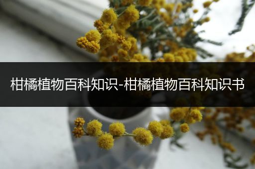 柑橘植物百科知识-柑橘植物百科知识书