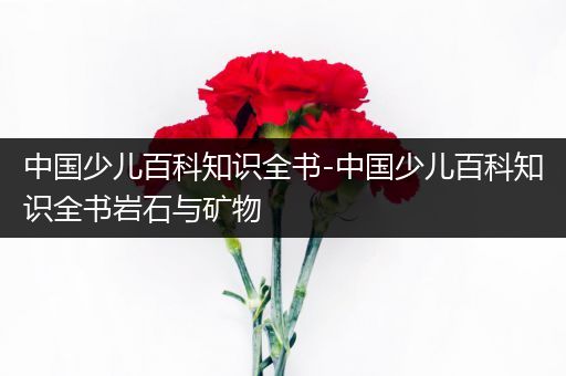中国少儿百科知识全书-中国少儿百科知识全书岩石与矿物