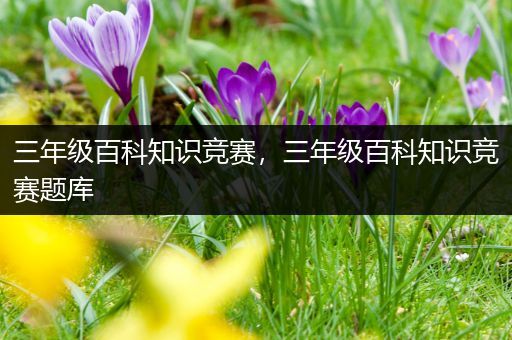 三年级百科知识竞赛，三年级百科知识竞赛题库