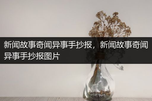 新闻故事奇闻异事手抄报，新闻故事奇闻异事手抄报图片