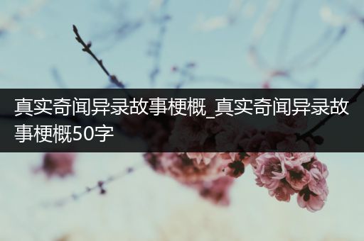 真实奇闻异录故事梗概_真实奇闻异录故事梗概50字