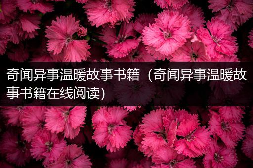 奇闻异事温暖故事书籍（奇闻异事温暖故事书籍在线阅读）