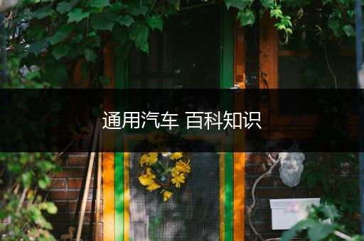 通用汽车 百科知识