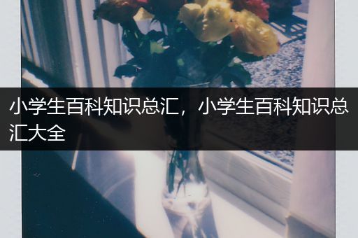 小学生百科知识总汇，小学生百科知识总汇大全