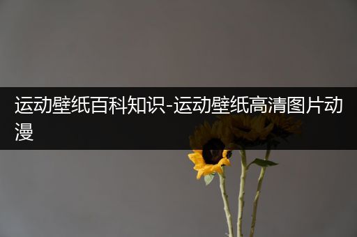 运动壁纸百科知识-运动壁纸高清图片动漫