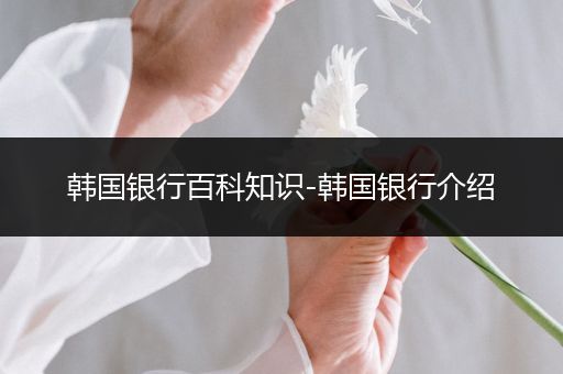 韩国银行百科知识-韩国银行介绍