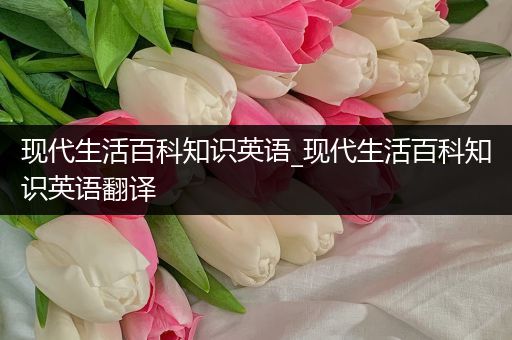 现代生活百科知识英语_现代生活百科知识英语翻译