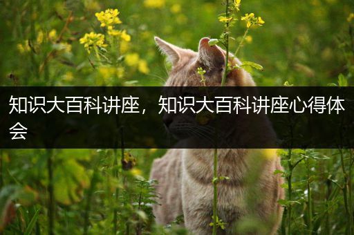 知识大百科讲座，知识大百科讲座心得体会