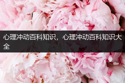 心理冲动百科知识，心理冲动百科知识大全