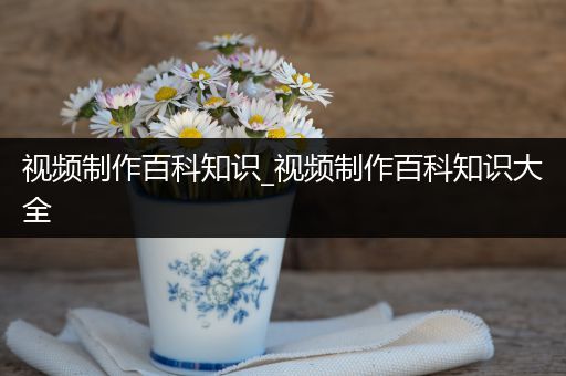 视频制作百科知识_视频制作百科知识大全