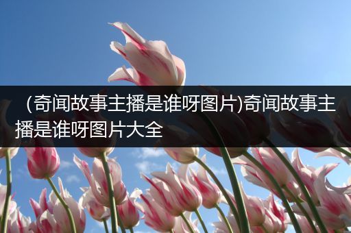 （奇闻故事主播是谁呀图片)奇闻故事主播是谁呀图片大全
