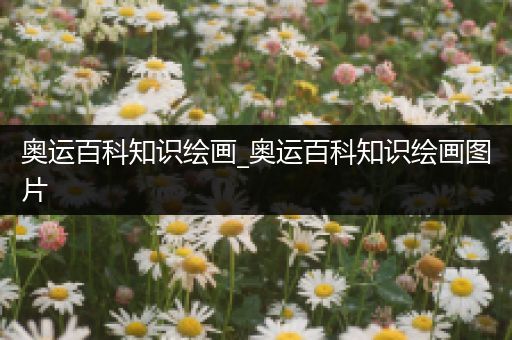 奥运百科知识绘画_奥运百科知识绘画图片