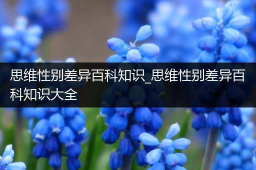思维性别差异百科知识_思维性别差异百科知识大全