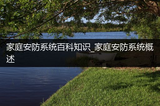 家庭安防系统百科知识_家庭安防系统概述