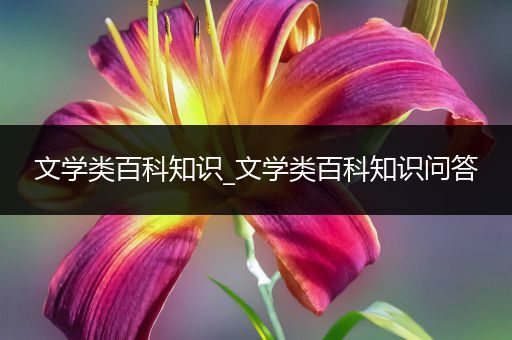 文学类百科知识_文学类百科知识问答